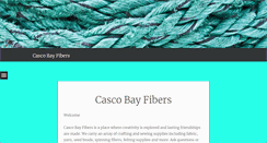Desktop Screenshot of cascobayfibers.com